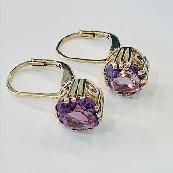 Seta vermeil gold over sterling silver purple - Picture 1 of 6